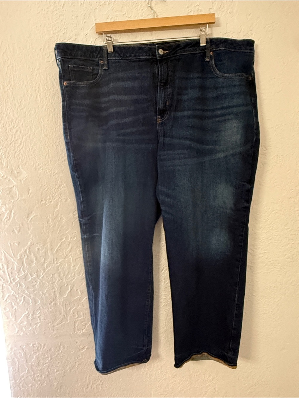 Old Navy Women's Dark Indigo Straight Leg Jeans